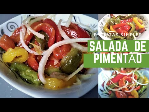 Vídeo: Receita De Salada De Pimentão