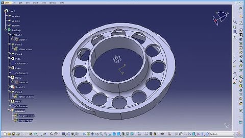 CATIA Tutorial - PartDesign Exercise 7 - v2