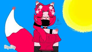 Satanic Ashley Wolf Girl Cute Player Girl Pink So Pretty