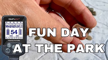 Metal Detecting in the Park with my Nokta Makro Simplex Plus Tres Lagos 06/26/21