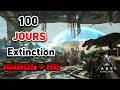 Jai survcu 100 jours en hardcore sur extinction ark modd 