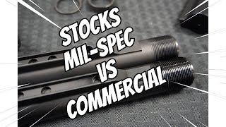 Celebrity Stocks Mil Spec vs Comm Profile