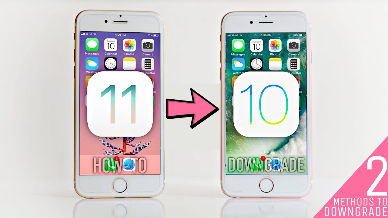 How To Downgrade From iOS 11 To iOS 10 - Easy!