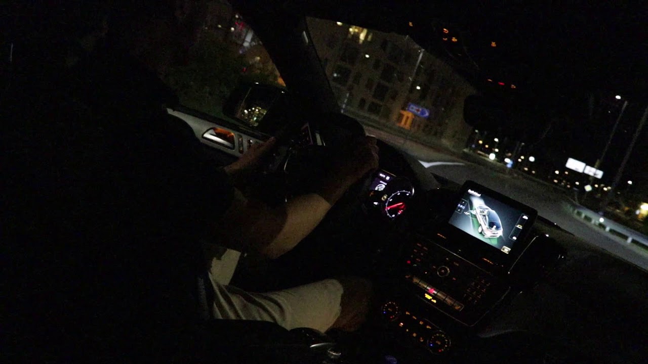 Driving The Mercedes Benz Gle 350d Coupe At Night