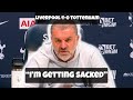 "I'm getting sacked" - Ange Postecoglou Post Match Interview - Liverpool 4-0 Tottenham Hotspur