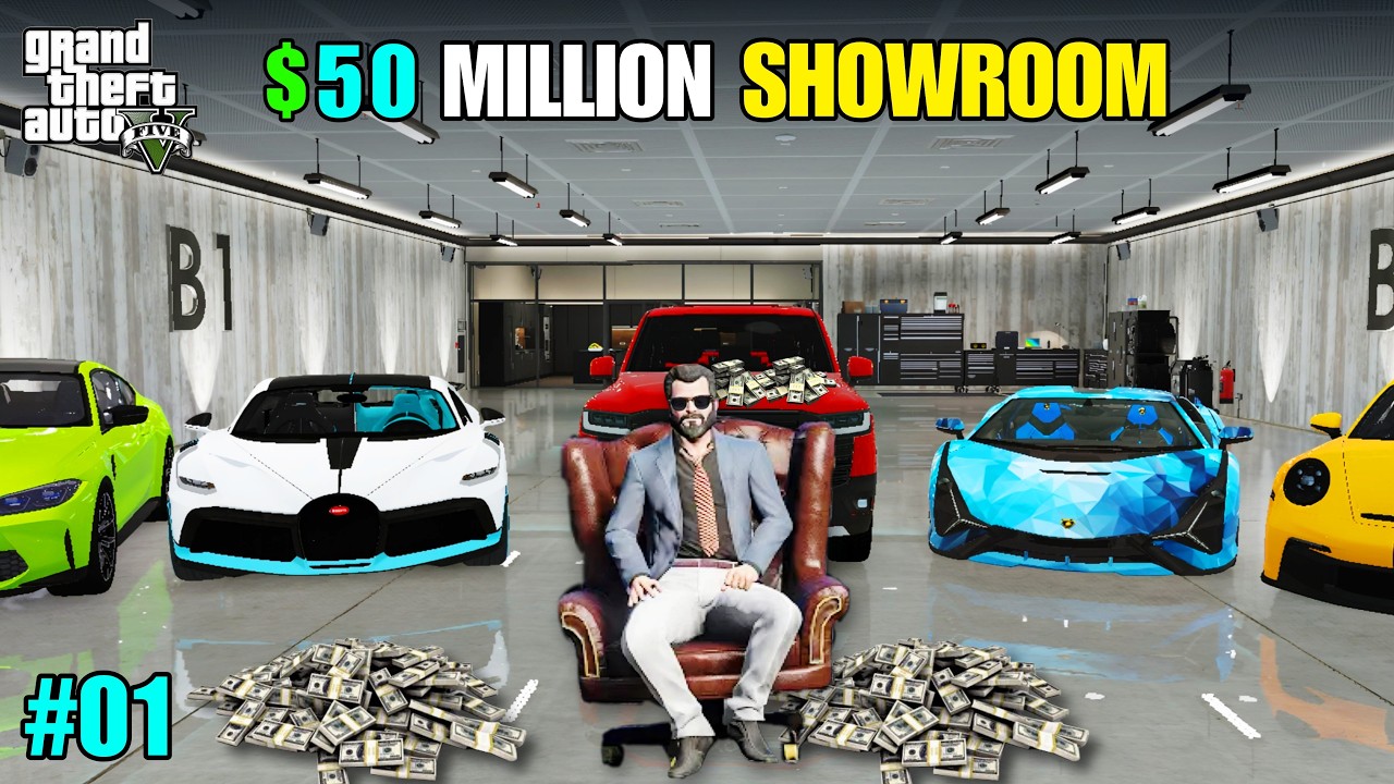 BUYING EXPENSIVE UNDERGROUND SHOWROOM 😲😲😲 | GTA V GAMEPLAY | #01