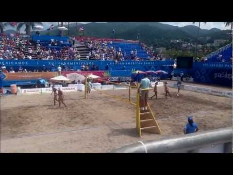 Brasil Canada Beach Volleyball Pan 2011