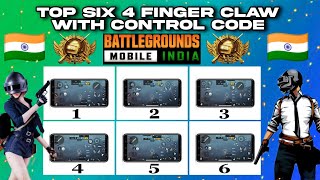 BEST 4 FINGER CLAW LAYOUT WITH CONTROL CODE FOR BGMI | BATTLEGROUNDS MOBILE INDIA | PUBG MOBILE screenshot 5