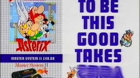 Asterix, Master System (Sega, 1991) UK TV ad