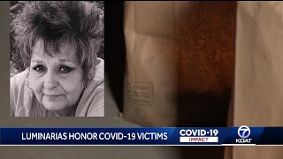 Luminarias light up Albuquerque park in honor of loved ones lost to COVID-19 Luminarias light up Albuquerque park in honor of loved ones lost to COVID-19