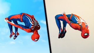 Stunts From Spider-Man Remastered In real Life (Marvel, PS5, Parkour)