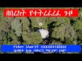 ''ልጆቼ እግዚአብሔር ይስጣችሁ'' የጣቅርን ማርያም ገዳም አባቶች