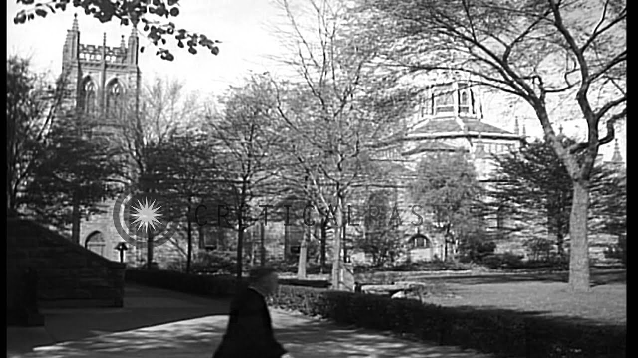 Students enter and leave cafeteria at the Fordham University in New York, United ...HD Stock Footage