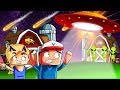 BAZA VS INWAZJA KOSMITÓW TSUNAMI CHALLENGE MINECRAFT Vito VS Bella