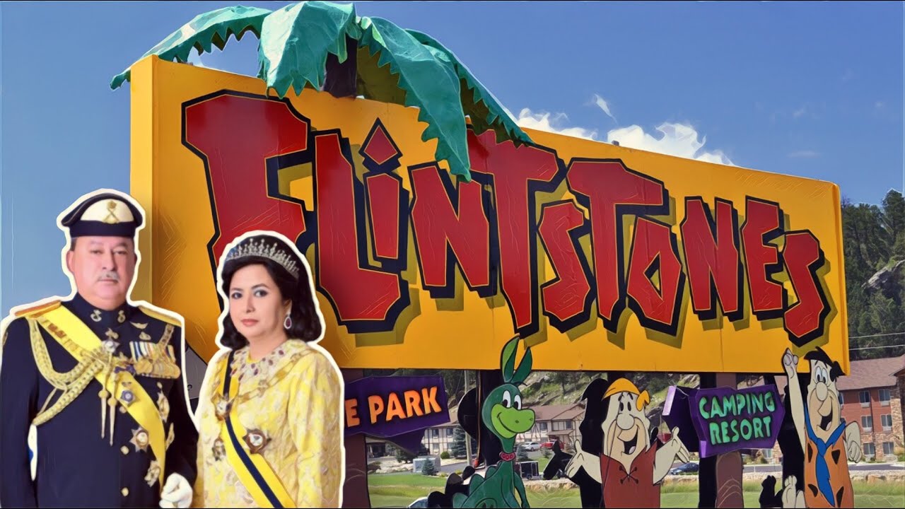 Sultan Johor Epic Flintstones House Theme Parks Youtube