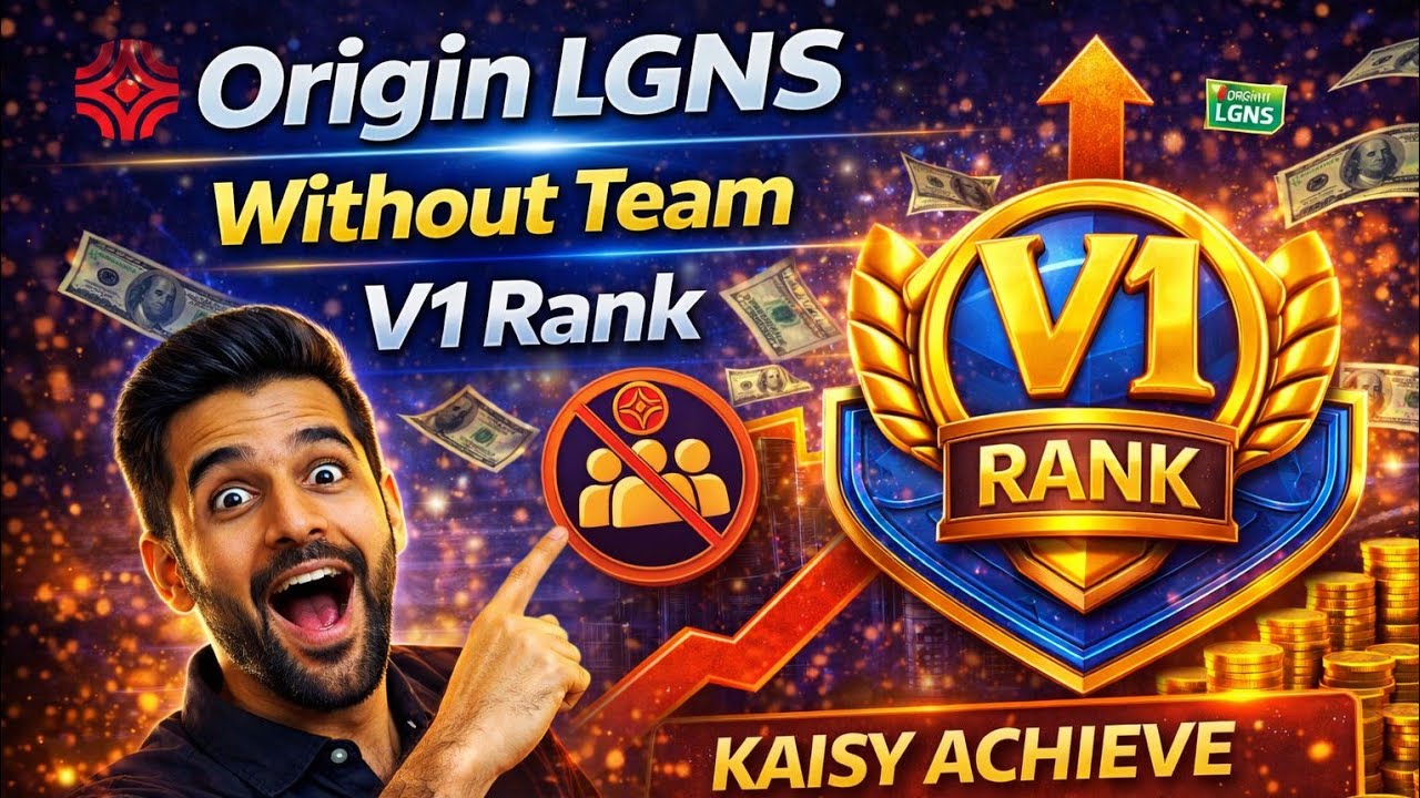 Origin LGNS How To Achieve V1 Rank without Team || Origin LGNS new update 2026 ||