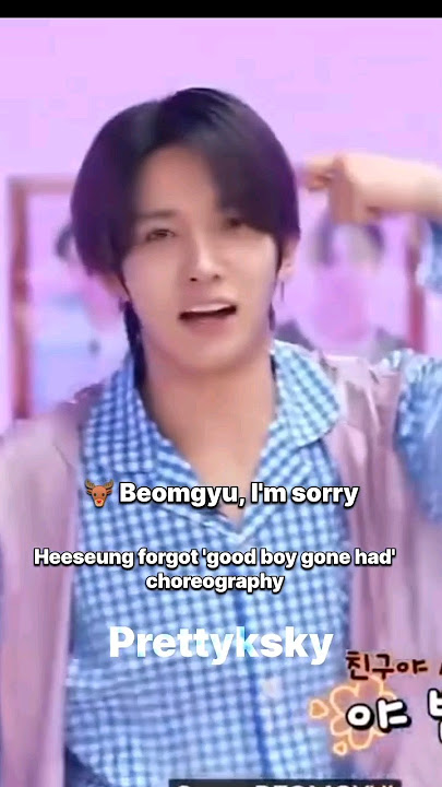 Heeseung and Beomgyu forgot each others song steps #enhypen #heeseung #txt #beomgyu #prettyksky