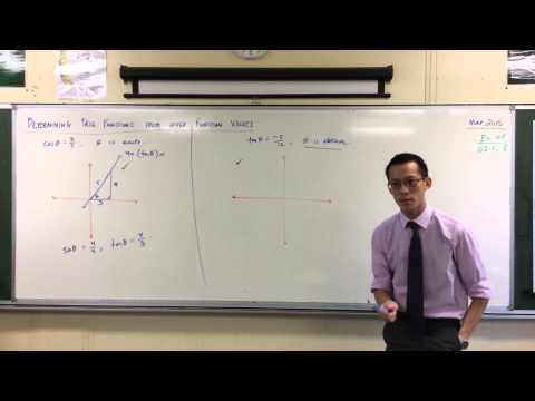 Determining Trigonometric Functions from other Function Values (2 of 3: Further Examples)