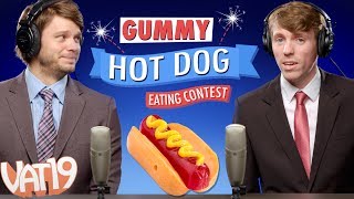 Gummy Hot Dog Eating Contest