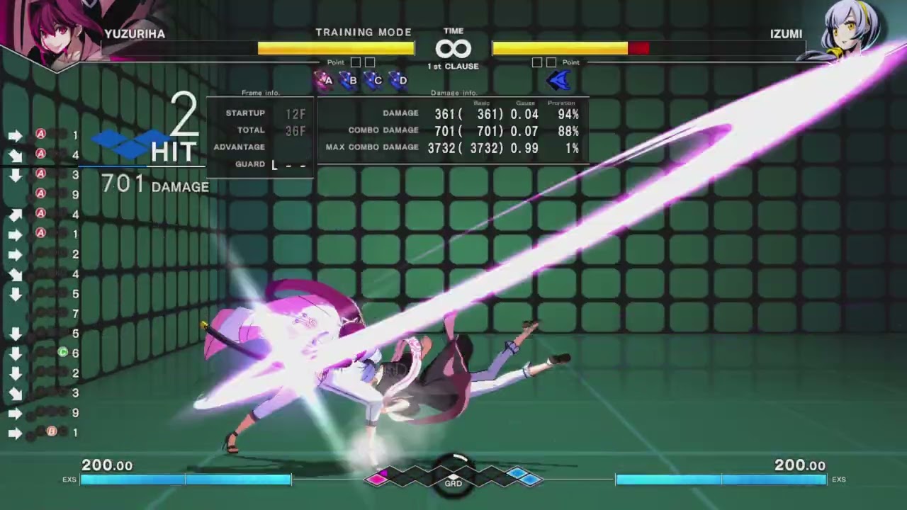 uni2 ユズリハ コンボ 上級編 ver1.32