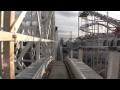 Scenic Railway Wooden Roller Coaster Front Seat POV Luna Park Melbourne Australia