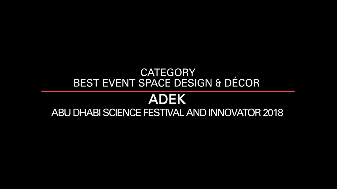 Abu Dhabi Science Festival and Innovator 2018 - Abu Dhabi Department of Education and Knowledge