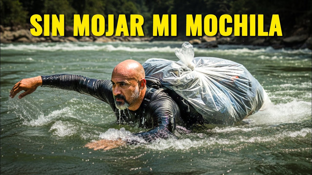 Como CRUZAR un río nadando SIN MOJAR TU MOCHILA