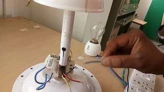ceiling fan connection and testing