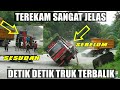 VIRAAALLL !!! DETIK DETIK TRUK TERBALIK DI SITINJAU LAUIK