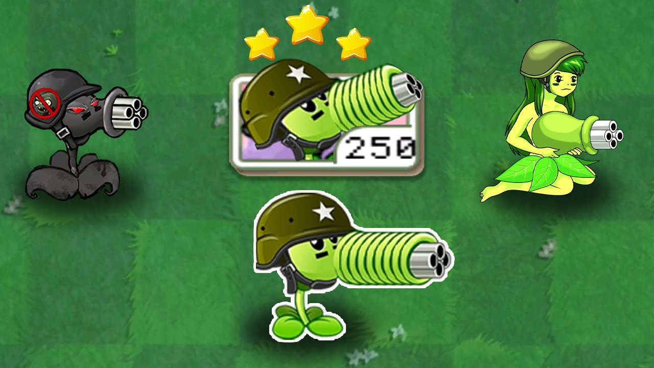 Pro Gatling Pea vs Dr Zomboss - Plants vs Zombie 2 Mods - YouTube