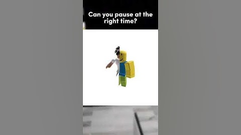 Can You Pause At The Right Time? 🙃 Roblox Trend Edit 2022 #shorts