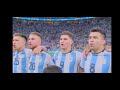 Anthem Of Argentina Himno Nacional Argentino Vs Netherlands FIFA World Cup 2022 Final 