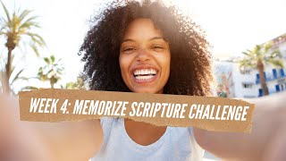 Week 4 Memorize Scripture Challenge // Isaiah 55:11