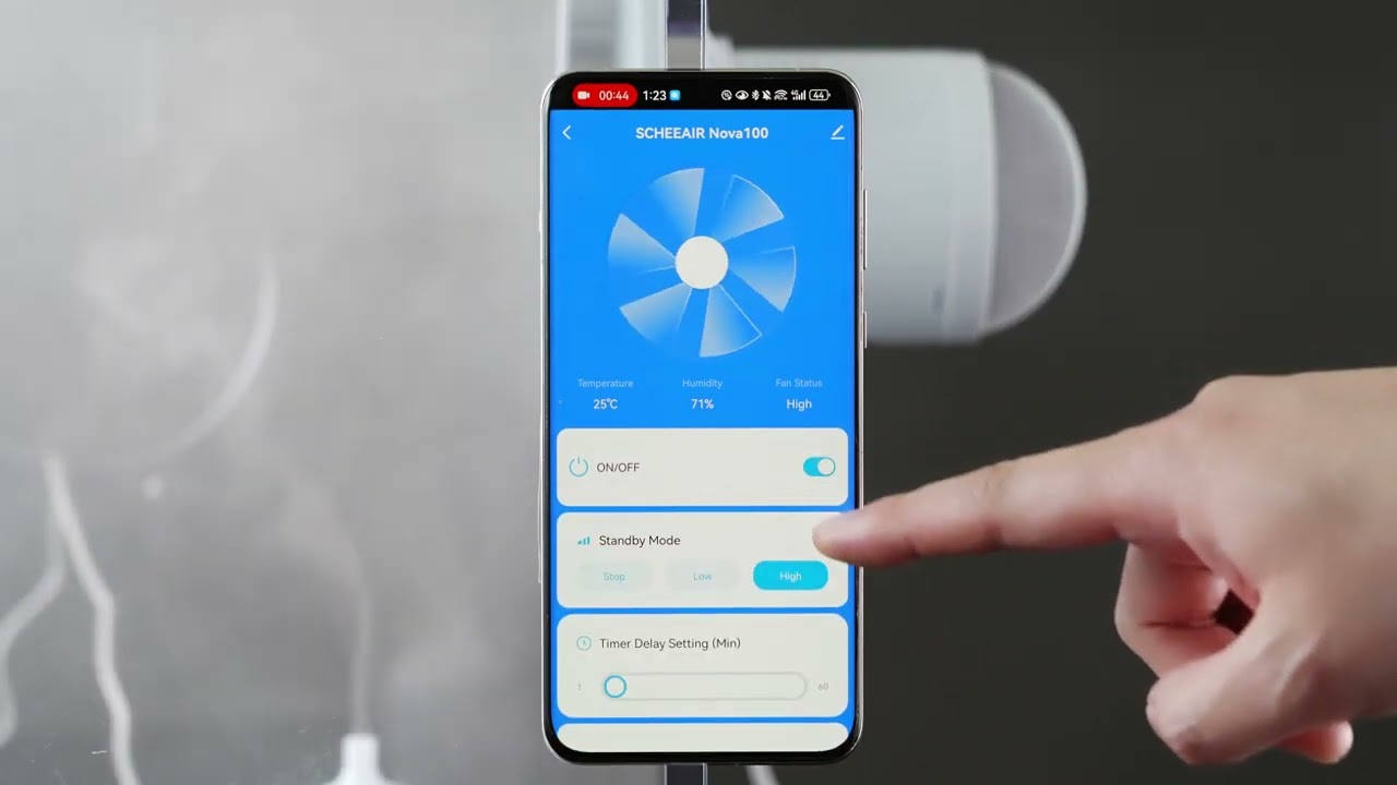 SCHEEAIR Nova100 Fan Connection