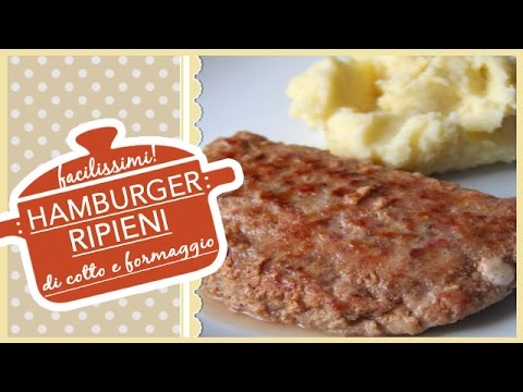 Video: Come Cucinare Hamburger Con Ripieno Di Formaggio