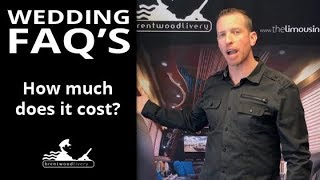 Wedding FAQs -  How much does a Wedding Limo cost? #BWLFAQ