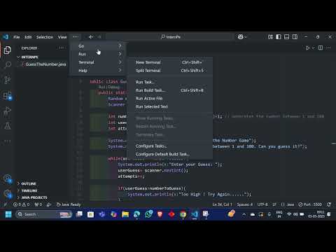 Guess the Number Game | Java Mini Project (Beginner Friendly)