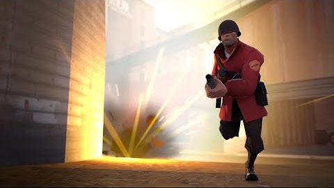 Blender VFX Test: TF2 Explosion