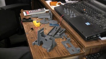 Sentinel, mechanical bi ped robot build part 1.