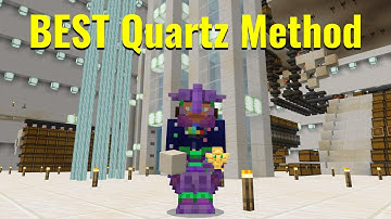 BEST Minecraft Quartz Method in 2025!