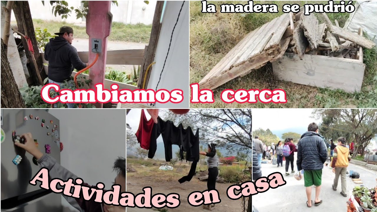 La antigua ya estaba muy fea 🥲 pusimos la madera buena ✅ actividades en casita 🏡