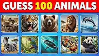 Guess 100 Animals in 10 Minutes (Animal Quiz) screenshot 1