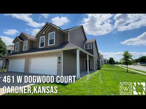 461 W Dogwood Court, Gardner, KS home video tour