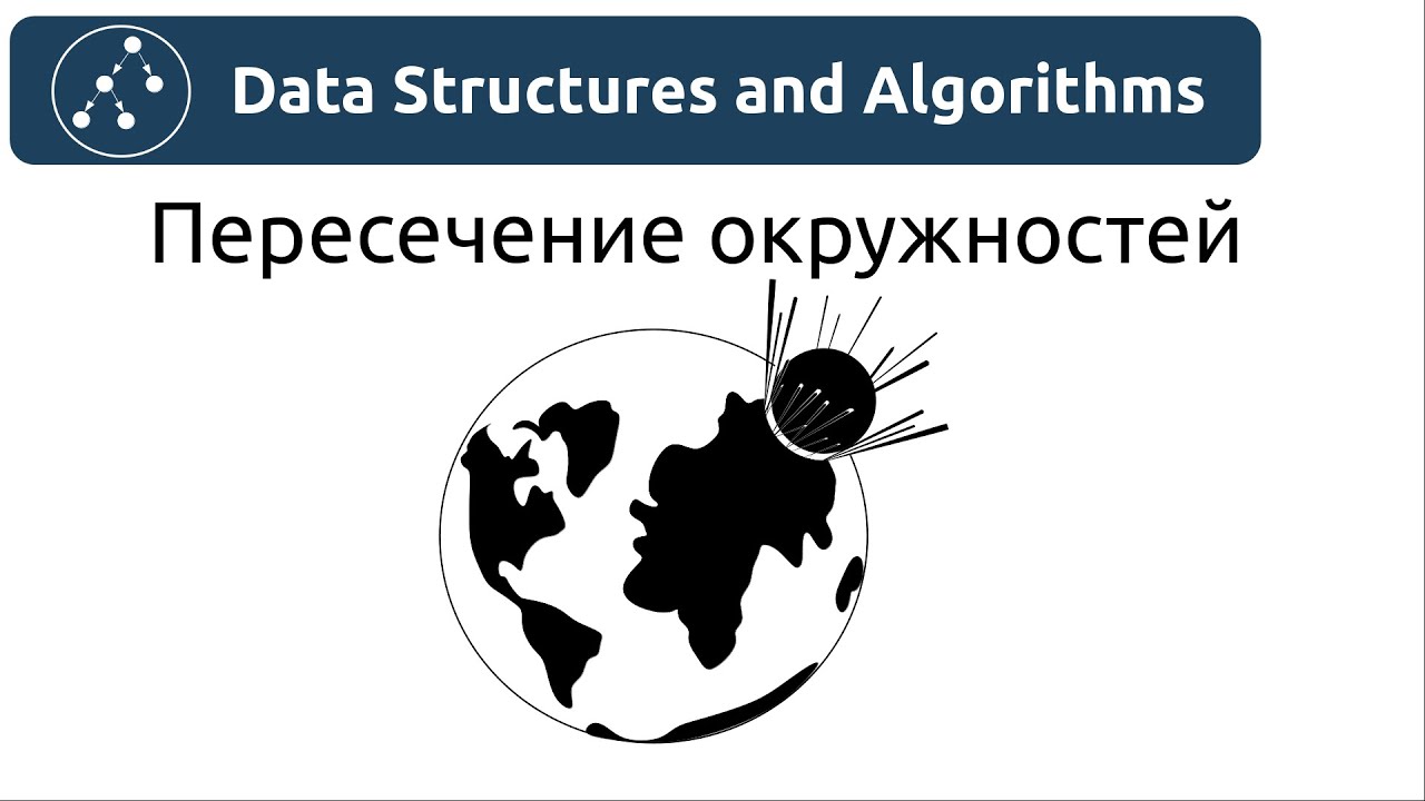 Алгоритмы. Пересечение окружностей - YouTube