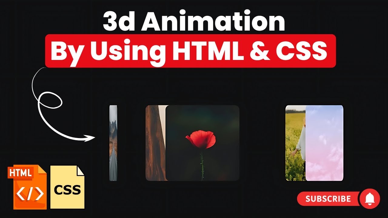 Don't Miss Out! 3D Animation Carousels Made Easy with HTML & CSS - YouTube
