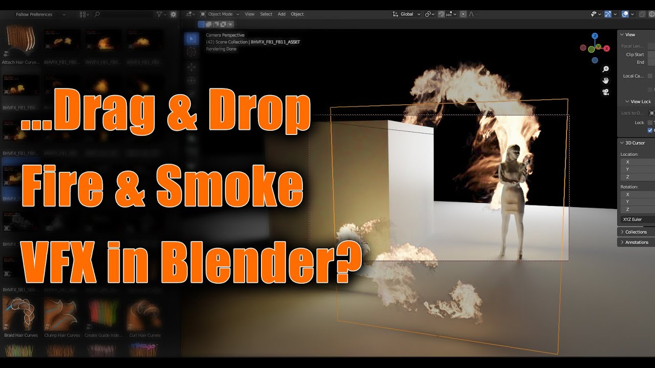VFXBox - Fire and Smoke In Blender - YouTube