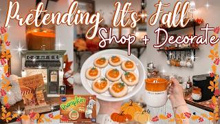 Pretending It's FALL! Shopping For My Fall Coffee Bar, Fall Treats, and Decorating!