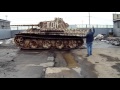 9 апреля 2016. Музей танков в Кубинке. Выезд танка Пантера из ангара