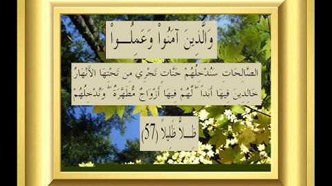 القران الكريم سورة النساء الأية 57.wmv