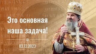 Воскресная проповедь о. Андрея Лемешонка. 3 декабря 2023 г.